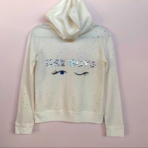 Agree2Disagree Distressed Hooded Sweatshirt